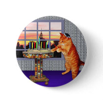Menorah Cat Button