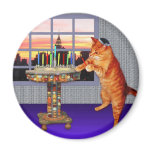 Menorah Cat magnets