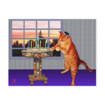 Menorah Cat Post Cards
