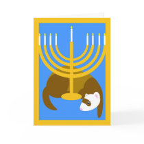 Menorah ferret cards
