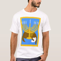 Menorah ferret shirt by ferrettoons Menorah ferret shirt