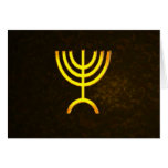 Menorah Flame Card