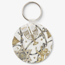 Menorah Hannukah keychains by JudaicaandStuff Menorah Hannukah keychains