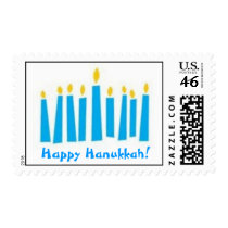 Menorah - Happy Hanukkah! - Postage postage by JuJuGarden Menorah - Happy Hanukkah! - Postage postage