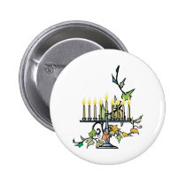 Menorah & Ivy buttons