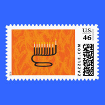 Menorah postage