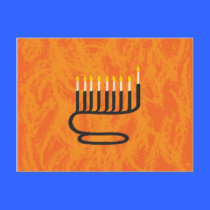Menorah postcards