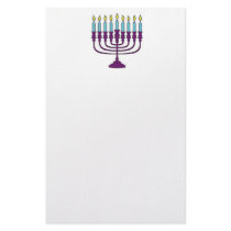 Menorah stationery by Incatneato Menorah stationery