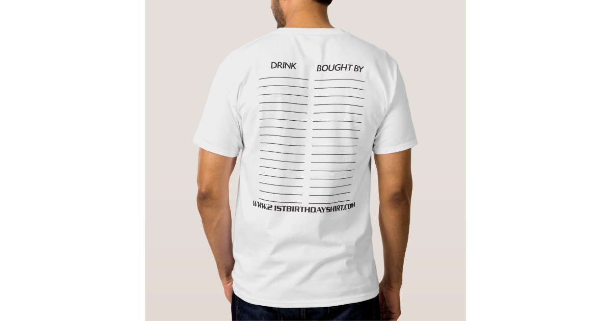 mens 21st birthday shirt