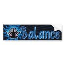 Men's ~ Balance: Meditation & Sacred Geometry Bumper Stickers