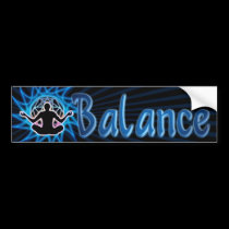 Men's ~ Balance: Meditation & Sacred Geometry bumper stickers