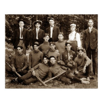 Mens Baseball Team, circa 1900 posters