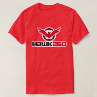 Mens Basic Hawk 250 Red T-Shirt