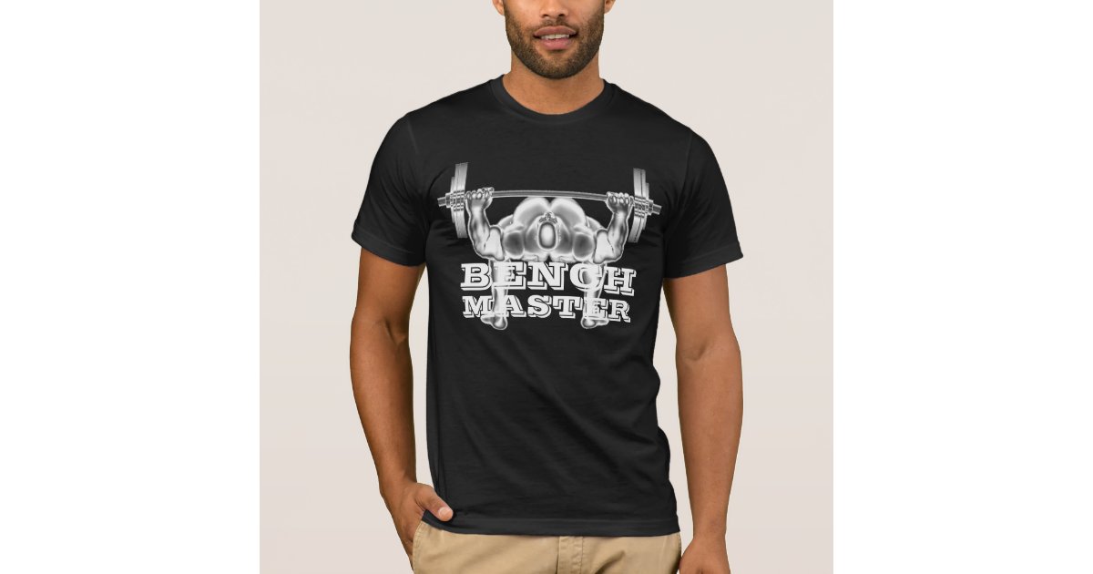 Mens Bench Press TShirt Zazzle