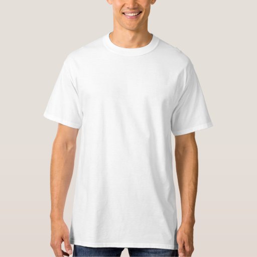 Men's Big and Tall White T-Shirt | Zazzle