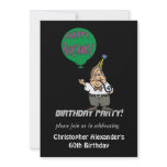 Men's Birthday Party Invitations