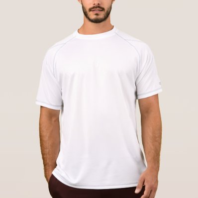 Men's Champion Double Dry Mesh T-Shirt, White Tshirt