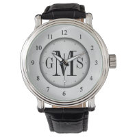 Men's Classy Personalized Monogram Watch