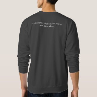 Men's Dark Grey Radiation Symbol Sweatshirt