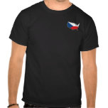 Men's Dark T-Shirt: Czech in USA t-shirts