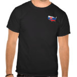 Men's Dark T-Shirt: Slovak in USA t-shirts