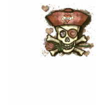 Men's Fitted Pirate T-Shirt by jamiecreates1 Men's Fitted Pirate T-Shirt