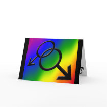 men's gay pride cards rainbow love cards