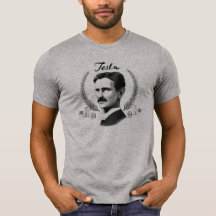 Men's Heather Grey Tesla T-Shirt