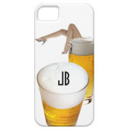 Mens iPhone 5 Fun Beer Glass Womens Legs iPhone 5 Case