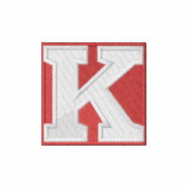 Men's "K" Zip Hoodie embroidered shirts