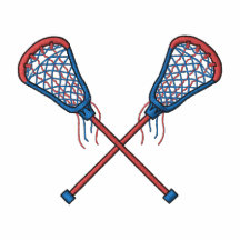 Men's Lacrosse Sticks Embroidered Polo Shirt