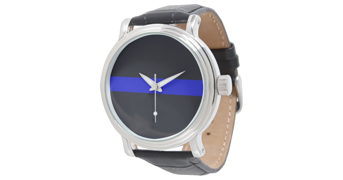 citizen men's thin blue line watch