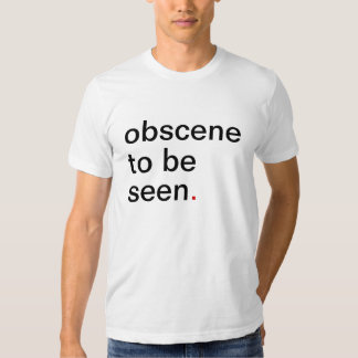 obscene t shirts uk