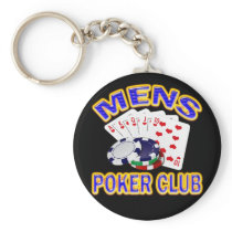 MENS POKER CLUB KEY CHAINS
