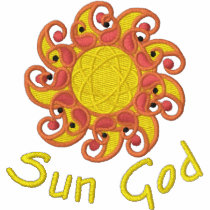 Mens' Polo Shirt Sun God embroidered shirts