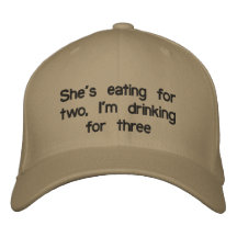 Men's pregnancy hat embroidered hat