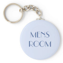 Mens restroom keyring keychains