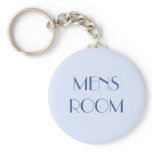 Mens restroom keyring keychains