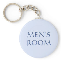 Men's room/toilet keychain