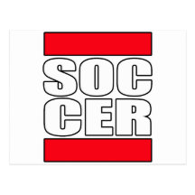 Mens womens boys girls Soccer futbol t shirt tee Post Cards