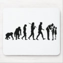 Mens Womens Emergency Services Evolution Work mousepads