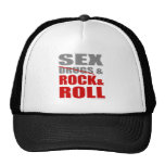 Mens Womens SEXDRUGS & ROCK ROLL hats