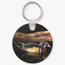 Mens Wood Duck Keychain