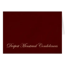 Menstrual Sympathy cards