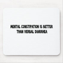 mental constipation mousepads by jonnydowntown mental constipation mousepads