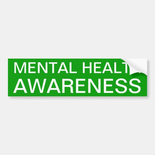 Mental Health Awareness Bumper Sticker Zazzle