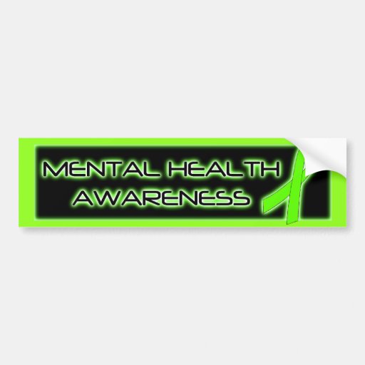 Mental Health Awareness Bumper Sticker | Zazzle