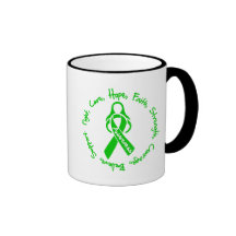 Mental Health Awareness Fight Cure Hope Logo Mugs