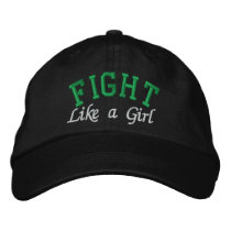 Mental Health Awareness - Fight Like a Girl Baseball Cap