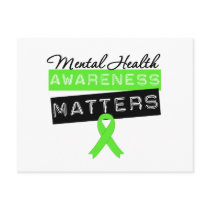 Mental Health Awareness Matters Postcards